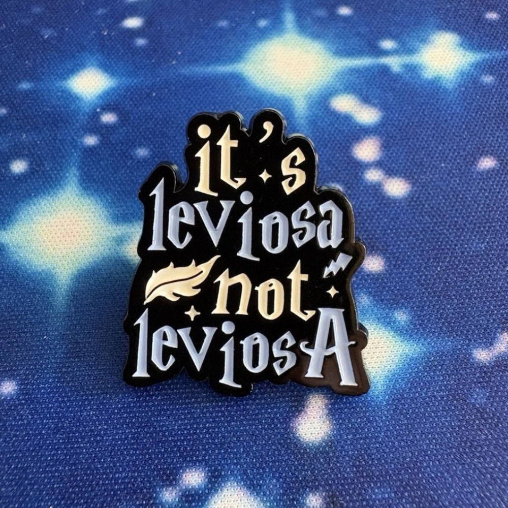 3/20 Harry Potter It’s Leviosa not LeviosA Enamel Pin